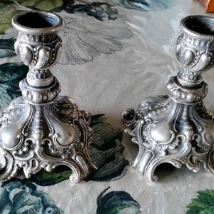 Beautiful French Candle Holders